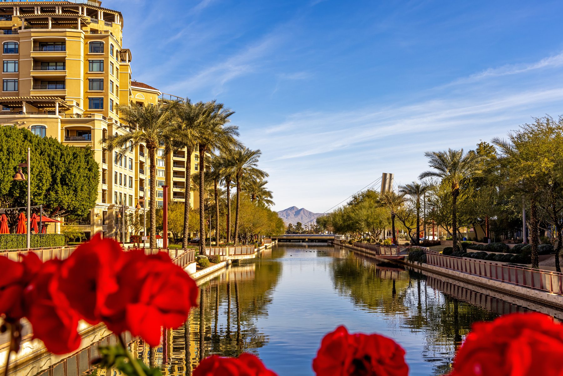 Old Town Scottsdale waterfront district